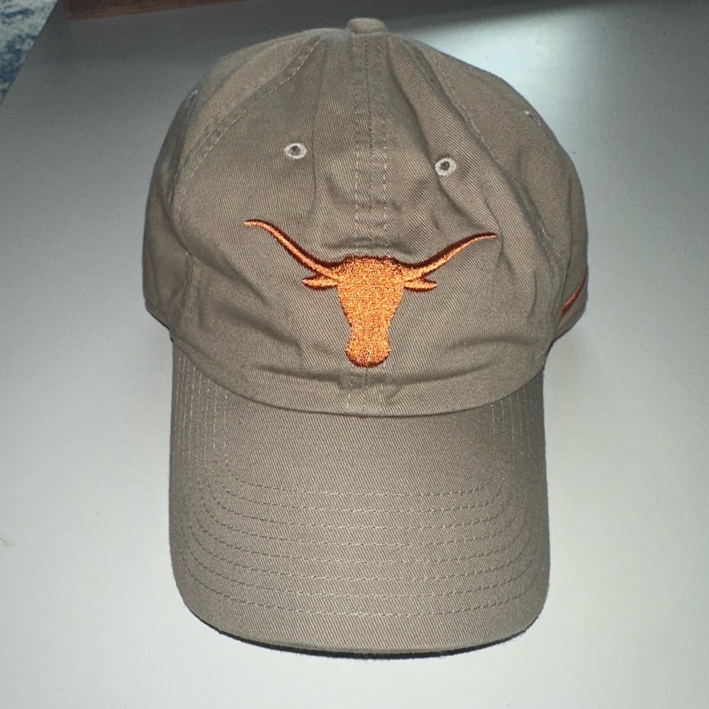 Nike Texas Longhorns Tan Orange Longhorn Logo Hat One Size Adjustable Back